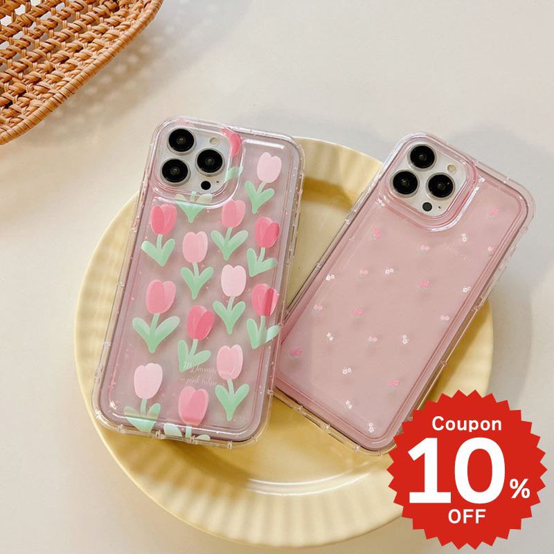 Rakuten - iphone14 ケース 韓国 かわいい 花 iphone13 ケース iphone14pro iphone13 pro iphone12 mini ケース iphone11 アイフォン iPhone ケース iphonese ケース 韓国 おしゃれ 韓国 アクリル フラワー チューリップ おしゃれ かわいい