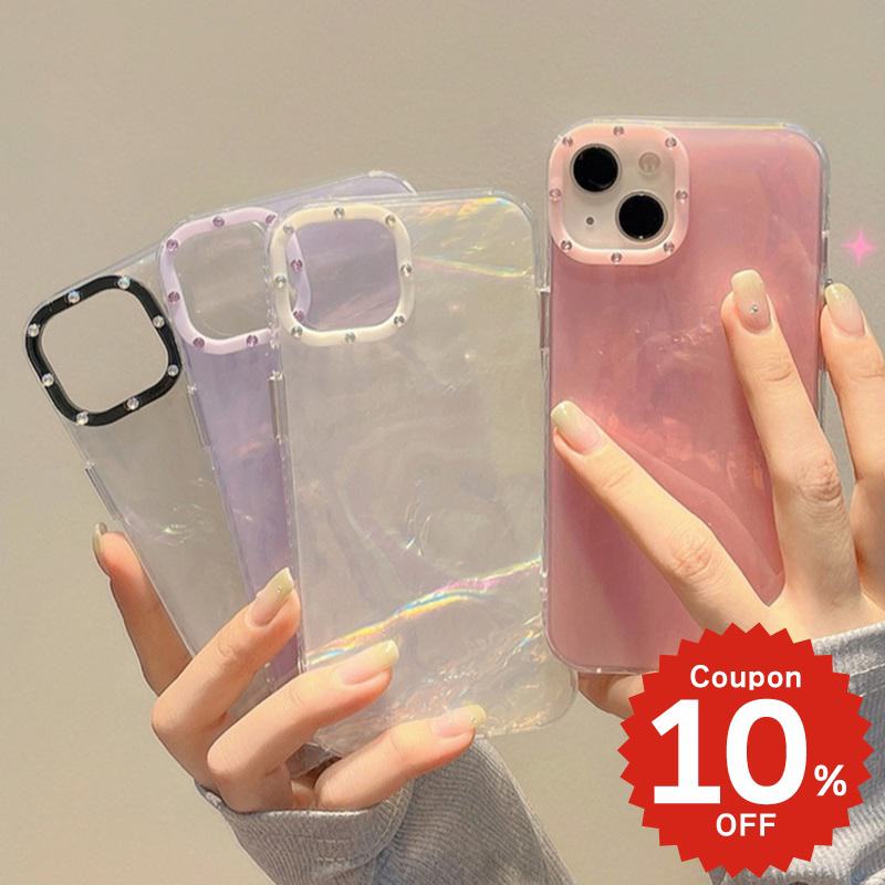 樂天商城 - iphone14 ケース 韓国 かわいい iphone13 ケース iphone14pro iphone13 pro iphone12 mini ケース iphone11 アイフォン iPhone ケース iphonese ケース かわいい おしゃれ TPU シェル柄 ストーン キラキラ シンプル 無地 かわいい