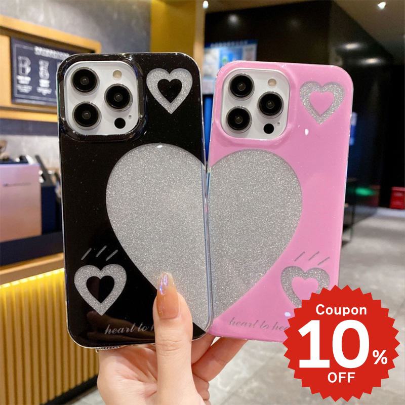 樂天商城 - iphone14 ケース 韓国 かわいい iphone13 ケース iphone14pro iphone13 pro iphone12 mini ケース iphone11 アイフォン iPhone ケース iphonese ケース かわいい おしゃれ TPU PC ハート キラキラ カップル レディース メンズ ペア