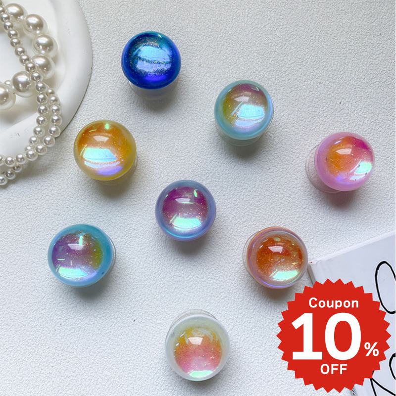 スマホグリップ 韓国 magsafe リング マグネット マグセーフ かわいい おしゃれ スマホリング グリップトック スマホスタンド スマホケース 携帯リング スマホアクセサリー ドーム キラキラ オーロラ レディース 大人 女子