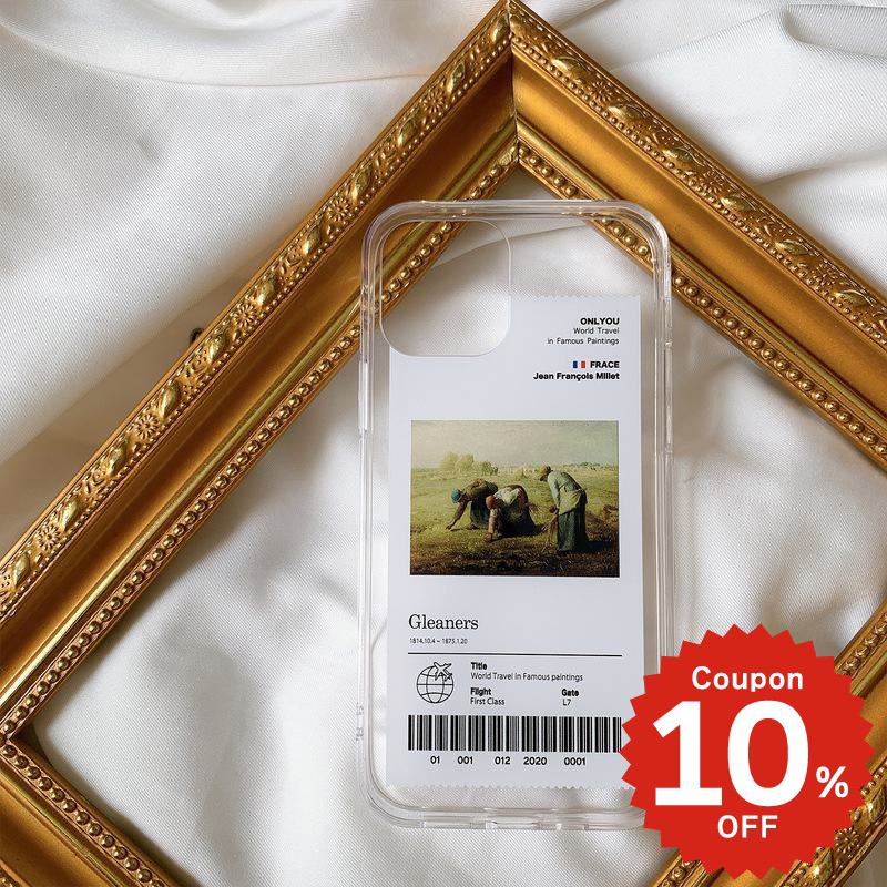 iPhone17 ケース かわいい magsafe対応 iphone16e ケース iphone16 ケース iPhone17 Air Pro max ケース iphone16pro iPhone15 iPhone14 iphone13 ケース iphone12 iphone11 ケース 韓国 クリア マグセーフ おしゃれ 名画 絵画 デザイン 落穂拾い ミレー