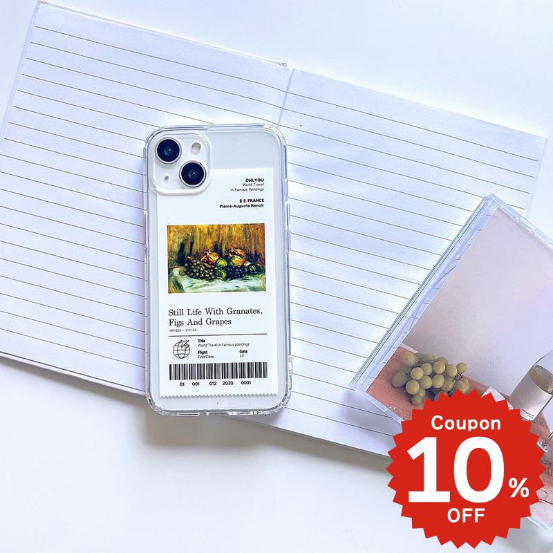 Rakuten - iPhone17e ケース かわいい magsafe対応 iphone17 ケース iphone16e ケース iphone16 ケース iPhone17 Air Pro max ケース iphone16pro iPhone15 iPhone14 iphone13 ケース iphone12 iphone11 ケース 韓国 クリア おしゃれ 絵画 アート ルノワール グレープ grapes