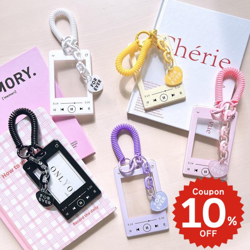 定期入れ カード入れ カードケース パスケース カード収納 IDケース 社員証 韓国 スプリング チャーム ..