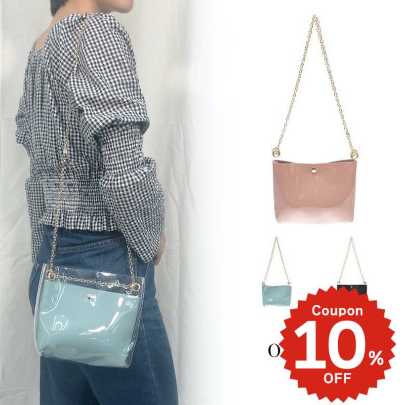 樂天商城 - ショルダーバッグ レディース 斜めがけ ブランド ミニクリア シンプル バッグインバッグ バッグ bag 軽量 軽い 小さめ