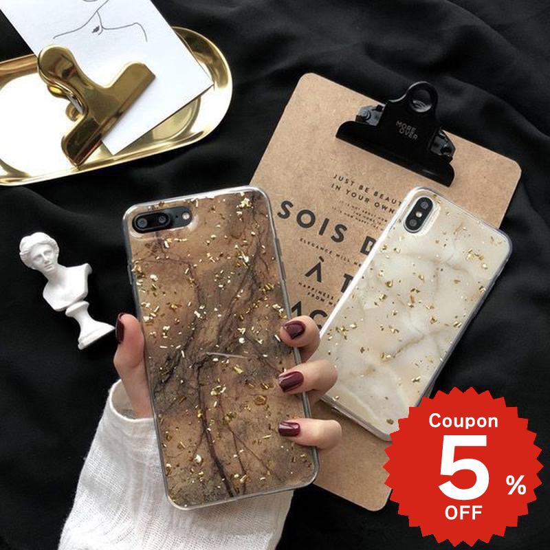 樂天商城 - iphonese ケース かわいい 韓国 第2世代 第3世代 iPhonexrケース iphoneXs ケース iphonexsmax 大理石柄 金箔 グリッター シンプル