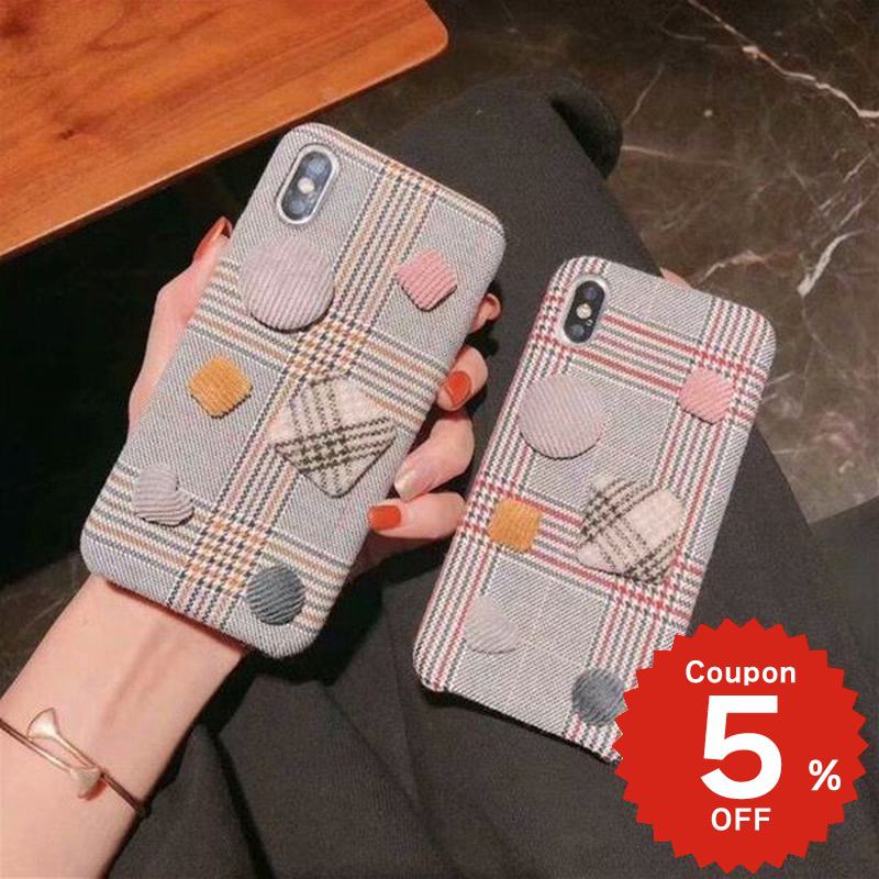 樂天商城 - iphonese ケース かわいい 韓国 第2世代 第3世代 iPhonexrケース iphoneXs ケース iphonexsmax かわいい 大人かわいい おしゃれ チェック柄 ボタン ハート 丸 四角 トレンド 秋冬