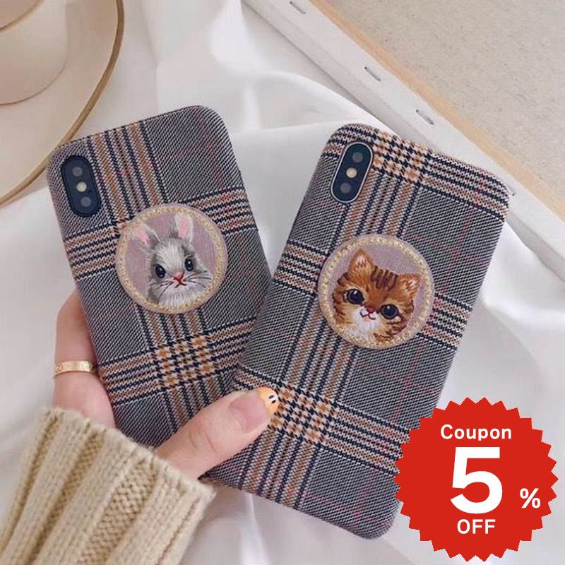 Rakuten - iphonese ケース かわいい 韓国 第2世代 第3世代 iPhonexrケース iphoneXs ケース iphonexsmax かわいい 大人かわいい おしゃれ チェック柄 猫 ネコ アニマル 秋冬 AW トレンド 大人