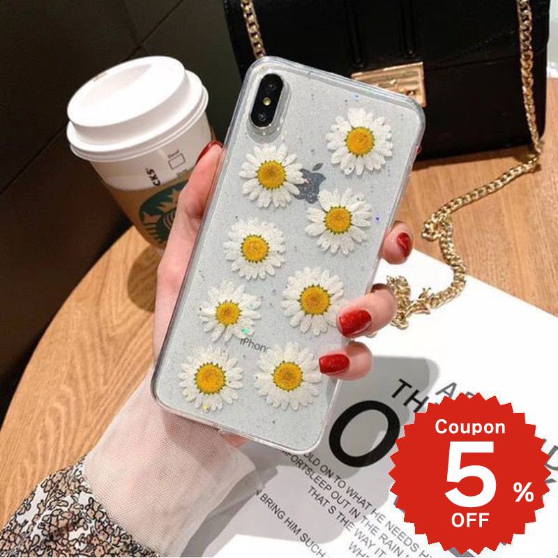 Rakuten - iphonese ケース かわいい 韓国 第2世代 第3世代 iPhonexrケース iphoneXs ケース iphonexsmax かわいい 大人かわいい おしゃれ ドライフラワー 押し花 花 クリア シンプル トレンド 大人