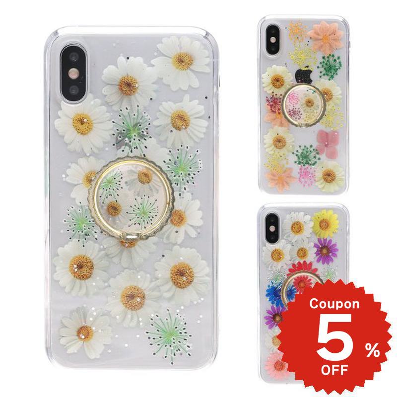 乐天商城 - iphonese ケース かわいい 韓国 第2世代 第3世代 iPhonexrケース iphoneXs ケース iphonexsmax かわいい 大人かわいい おしゃれ クリア 透明 フラワー 落下防止 リング