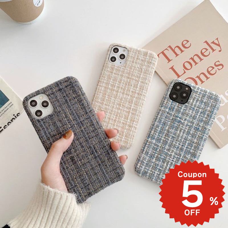 Rakuten - iphone11 ケース 韓国 iphone11proケース iPhone ケース pro max iphonese ケース iphonexr ケース iphonexs ケース かわいい 大人かわいい おしゃれ シンプル ツイード 個性的 シンプル おしゃれ