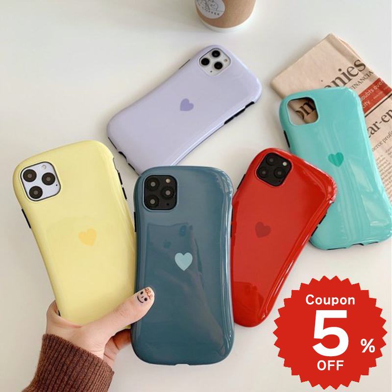 Rakuten - iphone11 ケース 韓国 iphone11proケース iPhone ケース pro max iphonese ケース iphonexr ケース iphonexs ケース シンプルハートツヤ ハート 個性的 シンプル