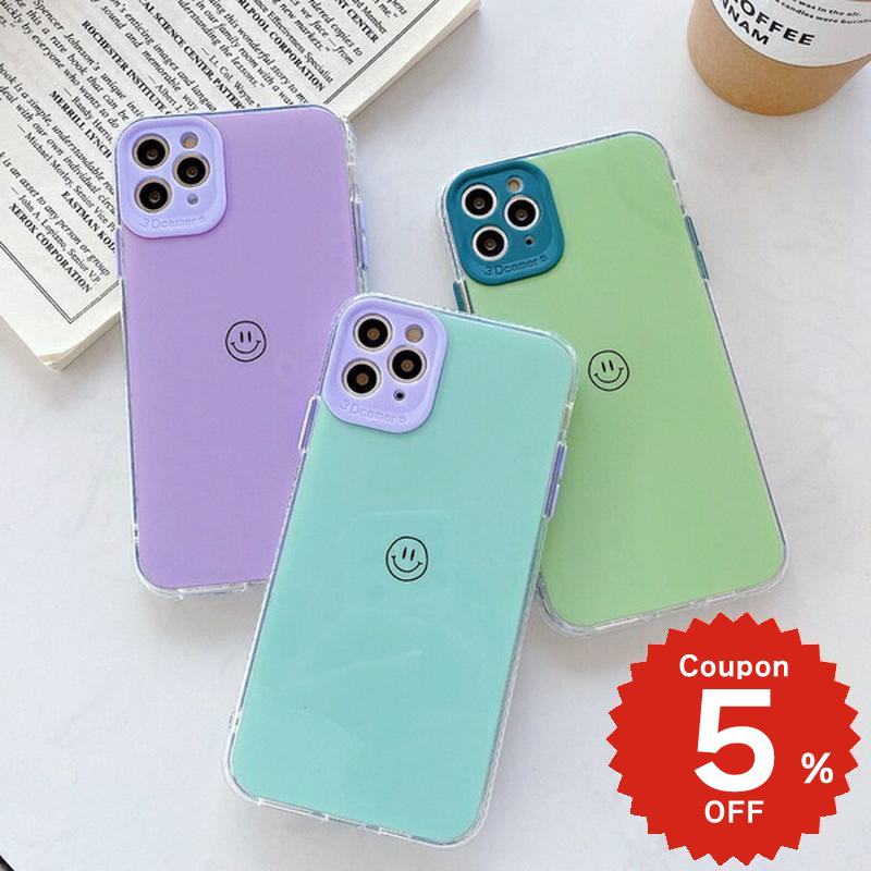 樂天商城 - iphone12 ケース 大人かわいい mini pro max iphone11 アイフォン iPhone ケース iphonexrケース iphone se 韓国 大人 女子 シンプル センター スマイル ニコちゃん