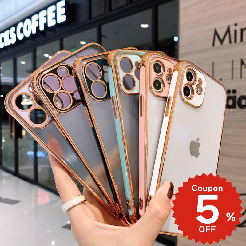 乐天商城 - iphone12 ケース 大人かわいい mini pro max iphone11 アイフォン iPhone ケース iphonexrケース iphone se 韓国 大人 女子 シンプル ゴールド カラー 女性 男性