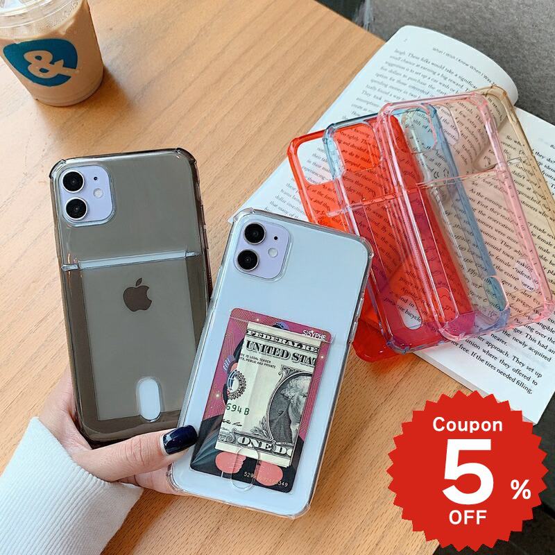 乐天商城 - iphone12 ケース カード 大人かわいい mini pro max iphone11 アイフォン iPhone ケース iphonexrケース iphone se 韓国 大人 女子 シンプル カード ポケット 女性 男性