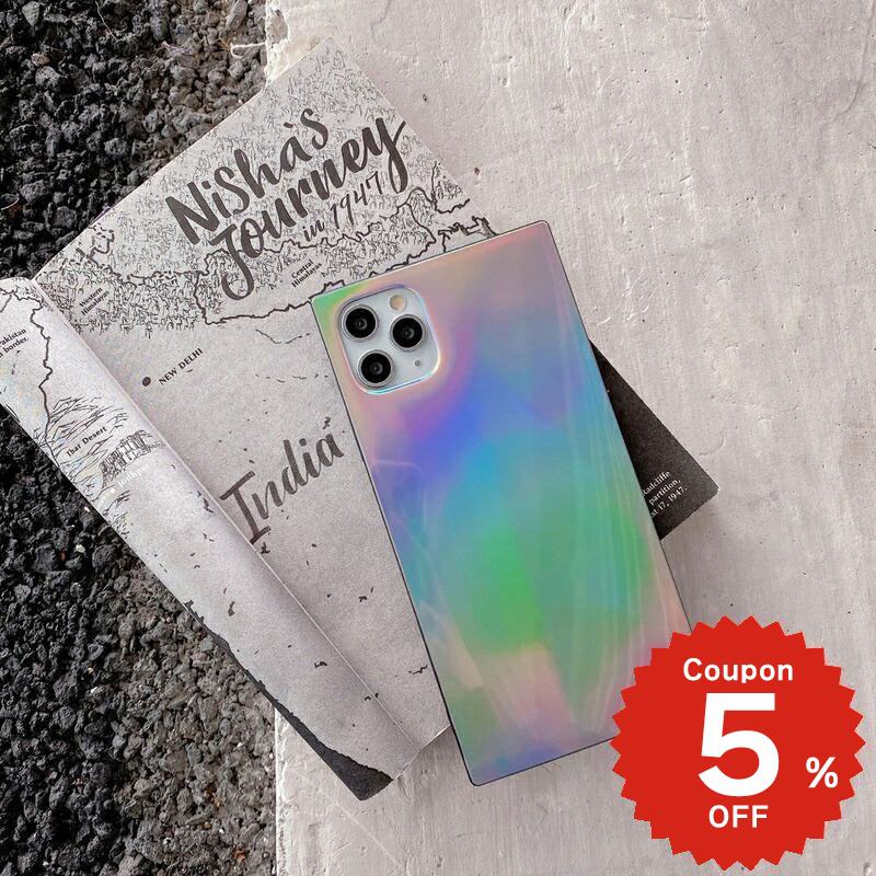 乐天商城 - iphone12 ケース 大人かわいい mini pro max iphone11 アイフォン iPhone ケース iphonexrケース iphone se 韓国 大人 女子 オーロラ スクエア シンプル お揃い レディース