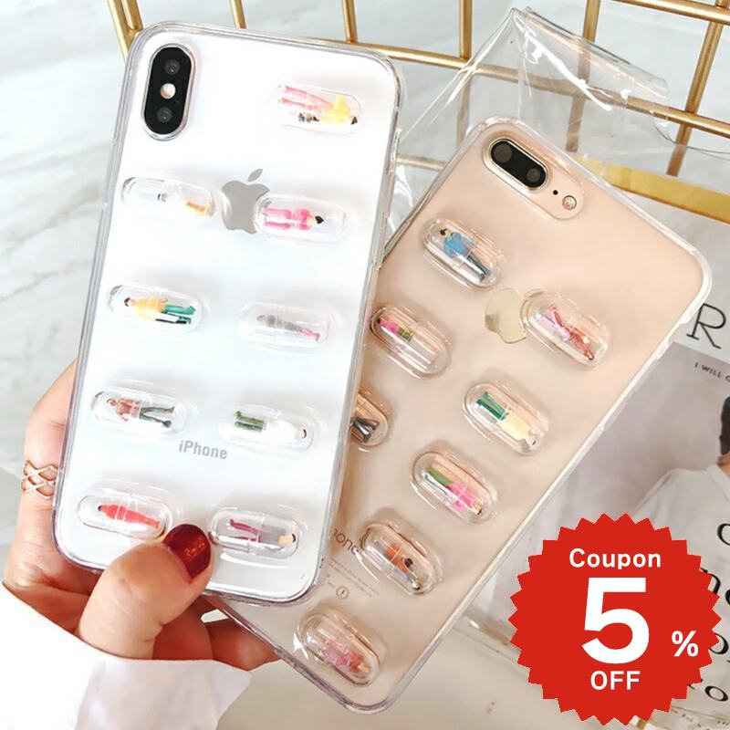 iphone15 ケース かわいい 韓国 iphone14 ケース iphone13 ケース iphone12 ケース 大人かわいい mini pro max アイフォン iPhone ケース 大人 女子 カプセル ドール 人形 クリア 透明 シンプル かわいい