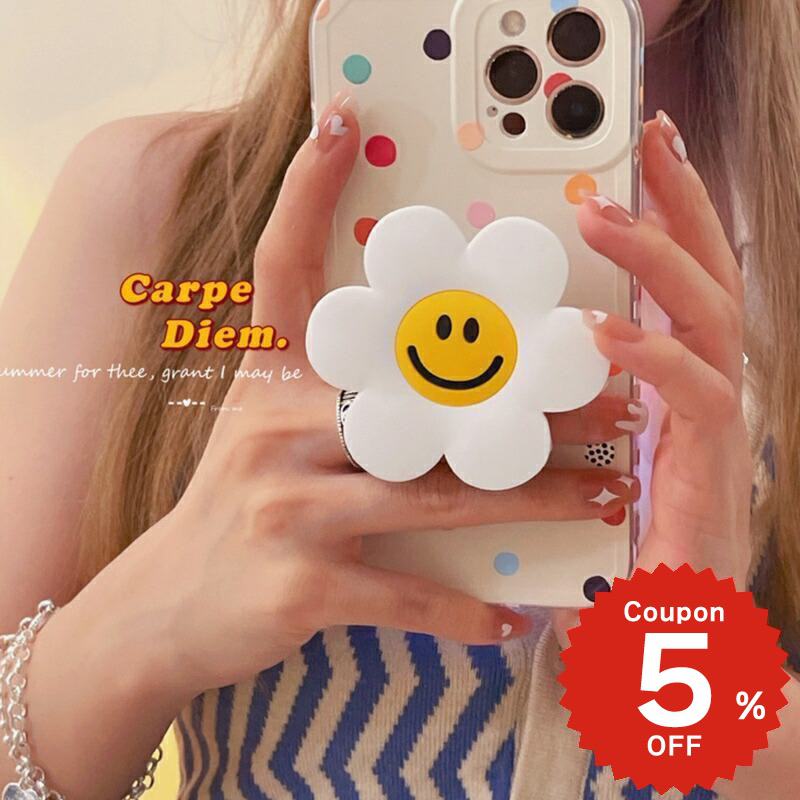 乐天商城 - iphone12 ケース 大人かわいい mini pro max iphone11 アイフォン iPhone ケース iphonexrケース iphone se 韓国 大人 女子 TPU ドット スマイル フラワー グリップ
