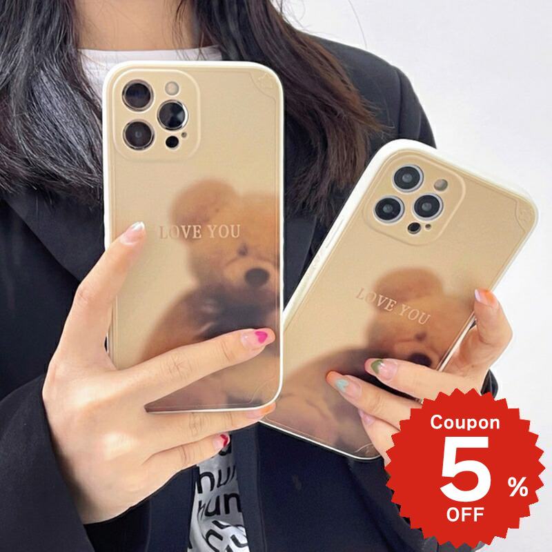 乐天商城 - iphone12 ケース 大人かわいい mini pro max iphone11 アイフォン iPhone ケース iphonexrケース iphone se 韓国 大人 女子 TPU クマ キャラクター くま テディベア レディース お揃い ソフト