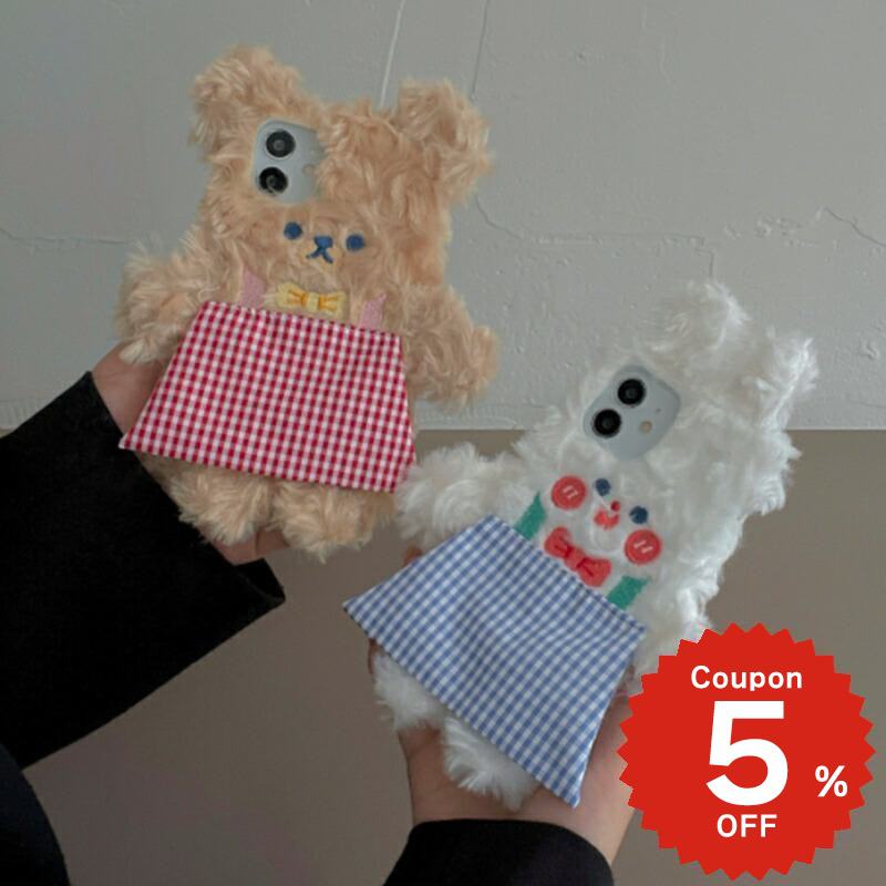 樂天商城 - iphone13 ケース 韓国 かわいい iphone12 mini ケース iphone12 pro ケース iphone11 アイフォン iPhone ケース iphonese ケース アイフォン TPU 秋冬 もこもこ アニマル うさぎ くま ベアー レディース