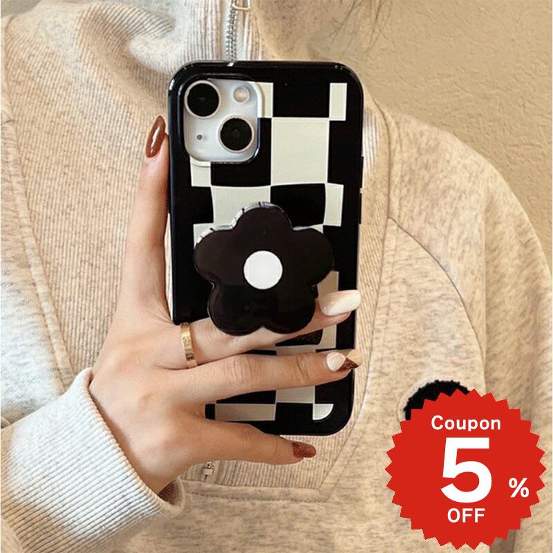 Rakuten - iphone15 ケース かわいい 韓国 花 iphone14 ケース iphone14pro iphone13 pro iphone12 mini ケース iphone11 アイフォン iPhone ケース iphonese ケース おしゃれ TPU グリップ GRIP フラワー チェック レディース 女性