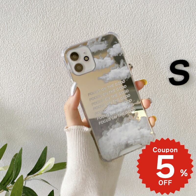 乐天商城 - iphone13 ケース 韓国 かわいい iphone12 mini ケース iphone12 pro ケース iphone11 アイフォン iPhone ケース iphonese ケース TPU クラウド 雲 英字 シンプル お揃い レディース