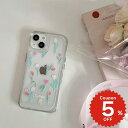 iphone13 ケース 韓国 かわいい iphone12 mini ケース iphone12 pro ケース iphone11 アイフォン iPhone ケース iphonese ケース TPU チューリップ デザイン クリア レディース