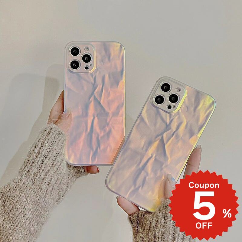 Rakuten - iphone13 ケース 韓国 かわいい iphone12 mini ケース iphone12 pro ケース iphone11 アイフォン iPhone ケース iphonese ケース IMD オーロラ クラフト調 レディース 女性 無地