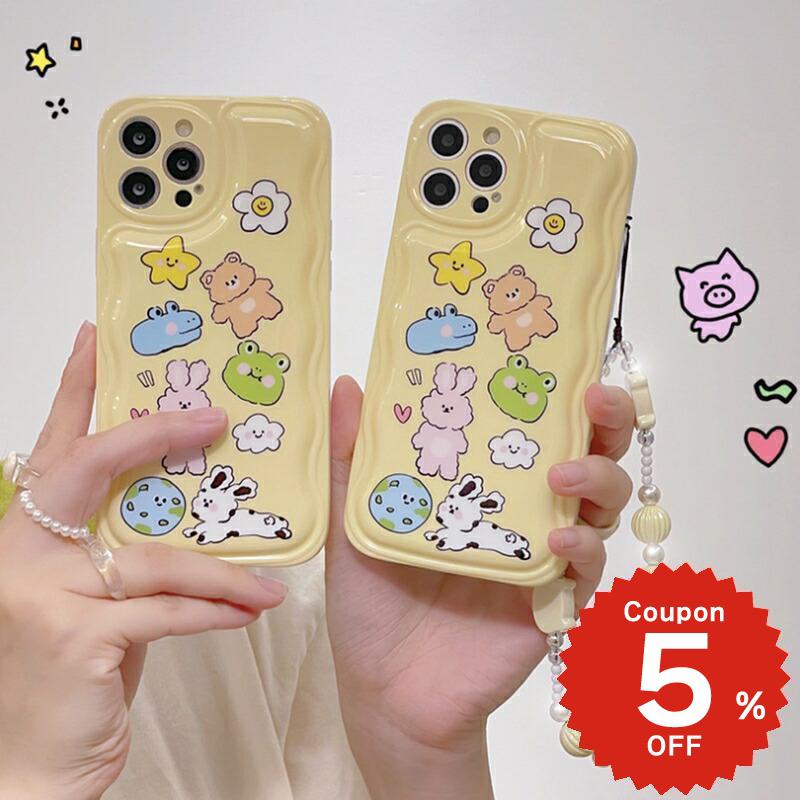 樂天商城 - iphone13 ケース 韓国 かわいい iphone12 mini ケース iphone12 pro ケース iphone11 アイフォン iPhone ケース iphonese ケース TPU アニマル 動物 総柄 ぷっくり チャーム 大人 レディース