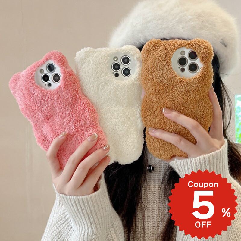 Rakuten - iphone14 ケース 韓国 かわいい 花 キャラクター iphone13 ケース iphone14pro iphone13 pro iphone12 mini ケース iphone11 アイフォン iPhone ケース iphonese ケース 韓国 かわいい おしゃれ TPU もこもこ 秋冬 くま クマ ベアー レディース ペア