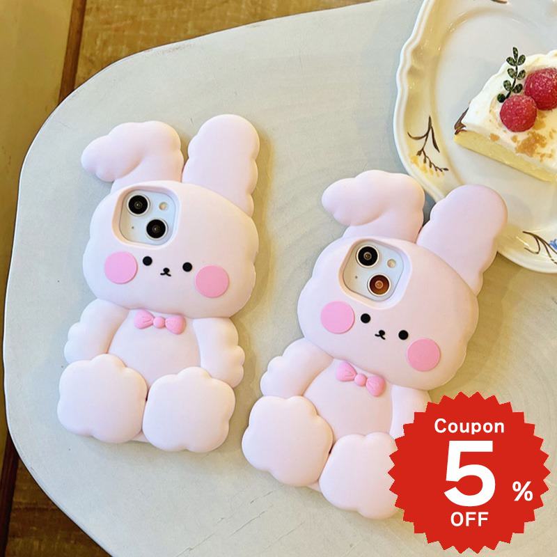 iphone15 케이스 귀여운 한국 iphone14 케이스 iPhone13 케이스 iPhonese 케이스 iPhone 케이스 iphone12 케이스 모코모코 토끼 래빗 동물 쌍
