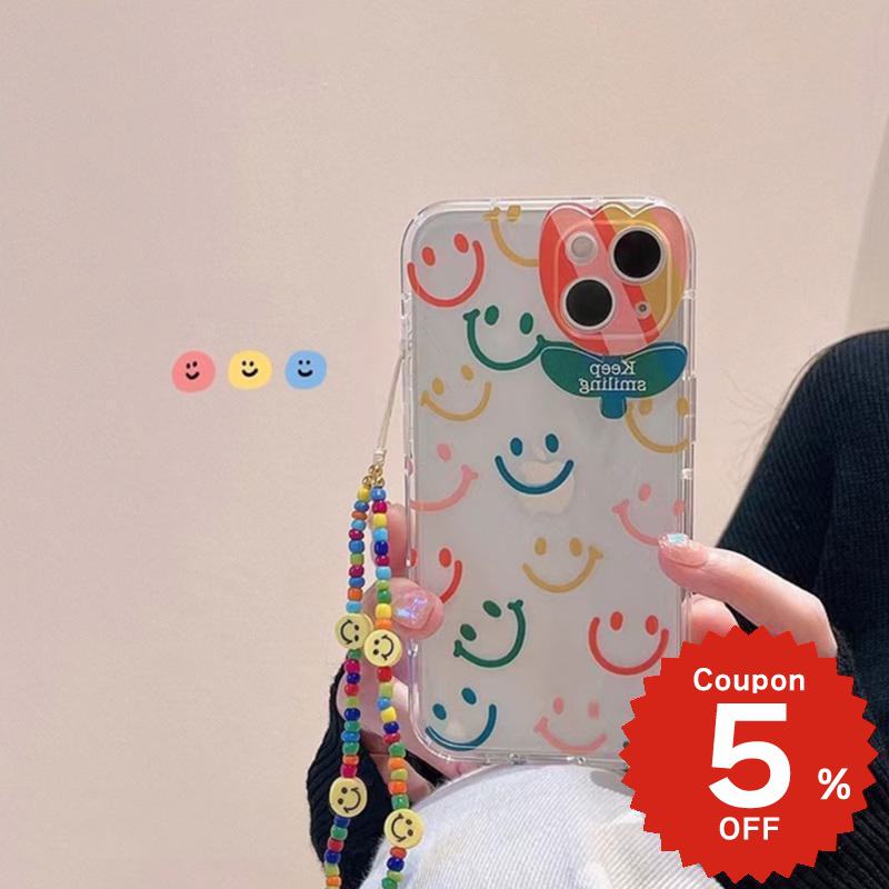 樂天商城 - iphone16 ケース iphone15 ケース かわいい 韓国 シリコン iphone14 ケース iPhone13 ケース iPhonese ケース iPhone ケース iphone12 ケース おしゃれ スマイル カラフル クリア 透明 レディース