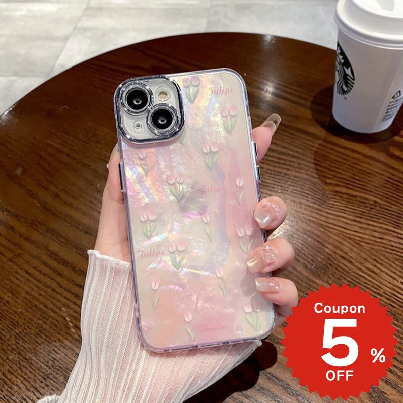 Rakuten - iphone14 ケース 韓国 かわいい 花 iphone13 ケース iphone14pro iphone13 pro iphone12 mini ケース iphone11 アイフォン iPhone ケース iphonese ケース 韓国 かわいい おしゃれ TPU レンズ保護 オーロラ チューリップ レディース 大人 女子