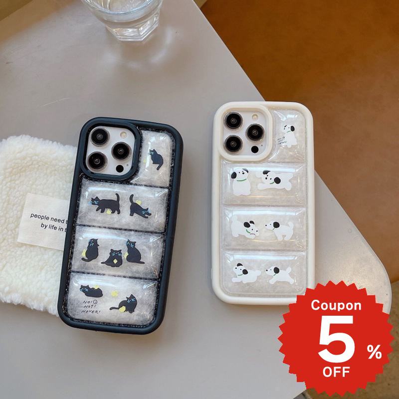 樂天商城 - iphone15 ケース かわいい 韓国 iphone14 ケース iPhone13 ケース iPhonese ケース iPhone ケース iphone12 ケース おしゃれ TPU ダウン もこもこ ねこ いぬ レディース ペア