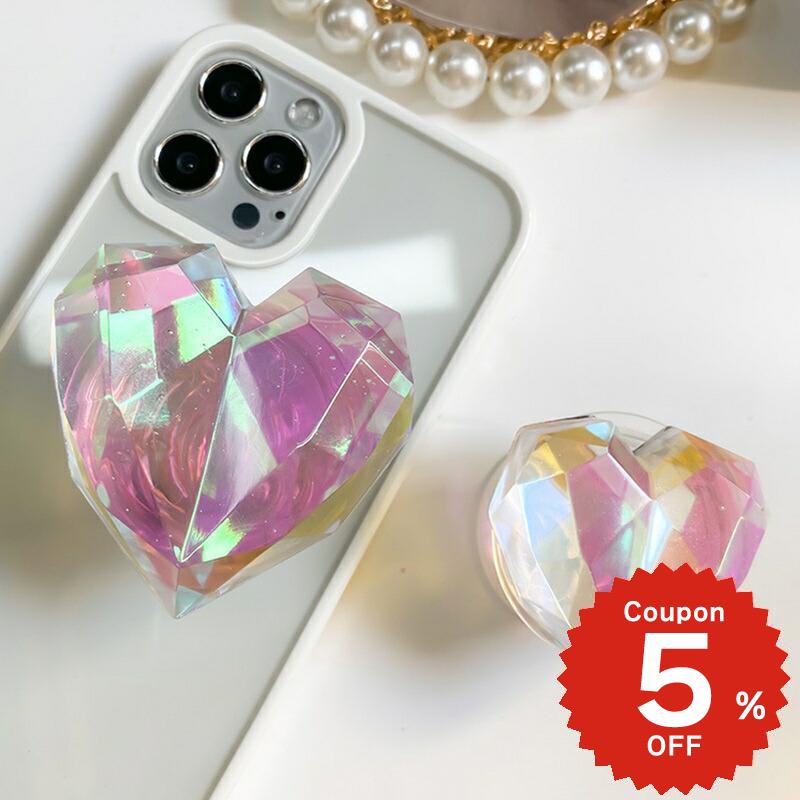 スマホグリップ 韓国 magsafe リング マグネット マグセーフ スマホリング クリア 透明 オーロラ ハート クリア シンプル かわいい おしゃれ グリップトック スマホスタンド 落下防止 お揃い