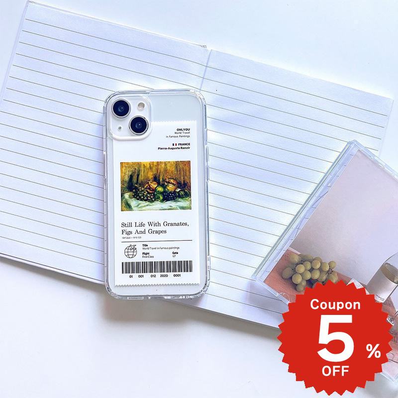 Rakuten - iPhone17e ケース かわいい magsafe対応 iphone17 ケース iphone16e ケース iphone16 ケース iPhone17 Air Pro max ケース iphone16pro iPhone15 iPhone14 iphone13 ケース iphone12 iphone11 ケース 韓国 クリア おしゃれ 絵画 アート ルノワール グレープ grapes