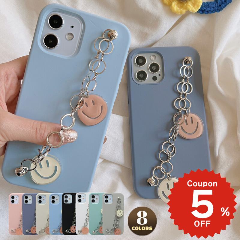 乐天商城 - iphone17 ケース かわいい 韓国 シリコン チェーン iphone16 pro ケース iphone15 ケース iphone14 ケース iPhone13 ケース iPhonese ケース iPhone ケース iphone12 ケース おしゃれ スマイル ニコ