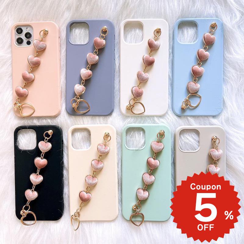 Rakuten - iphone17 ケース かわいい 韓国 ハート シリコン チェーン iphone16 pro ケース iphone15 ケース iphone14 ケース iPhone13 ケース iPhonese ケース iPhone ケース iphone12 ケース おしゃれ ベロア ピンク レディース