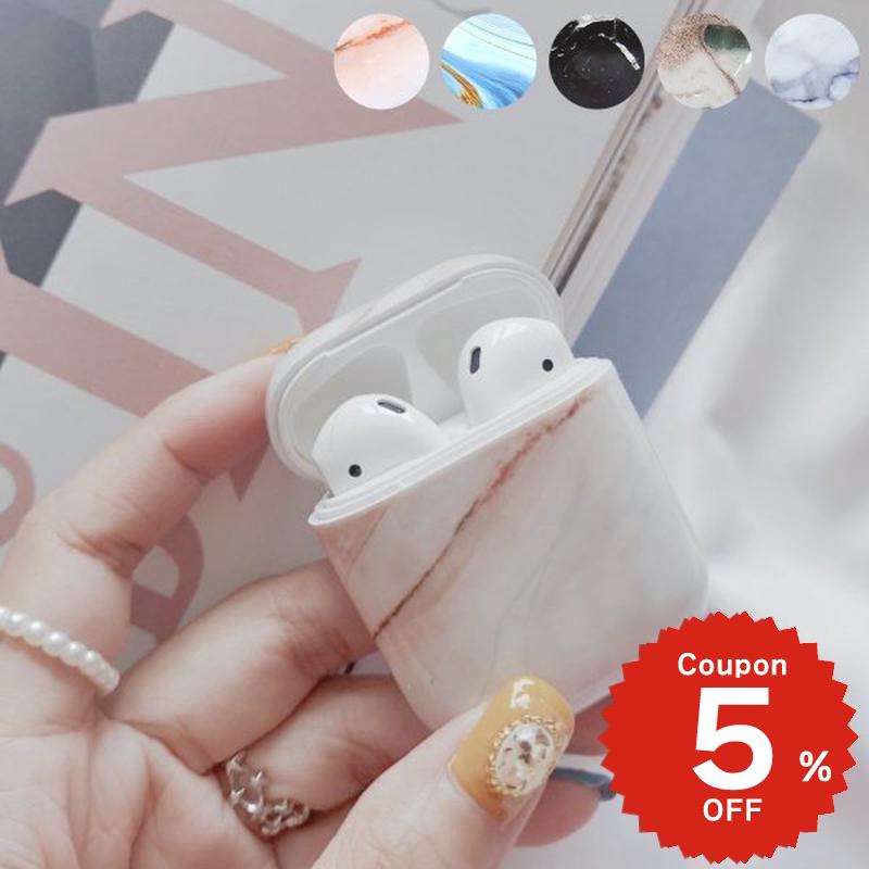 乐天商城 - airpods ケース 韓国 エアポッズ ケース 第1世代 第2世代 カバー イヤホンケース かわいい 大理石柄 かっこいい シンプル 大人な カバー かっこいい