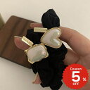 ヘアアクセサリー 韓国 ヘアゴム シュシュ ポニー リボン りぼん ハート スクエア モチーフ シンプル おしゃれ まとめ髪 レディース 大人 女子 跡がつきに...
