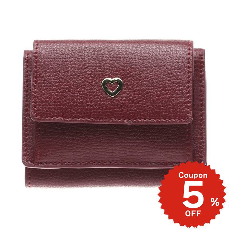樂天商城 - ミニ財布 レディース 使いやすい ブランド FROMb フロムビー 三つ折り財布 ハート Half wallet サイフ 折財布 3つ折り コインケース付き onlyou オンリーユー