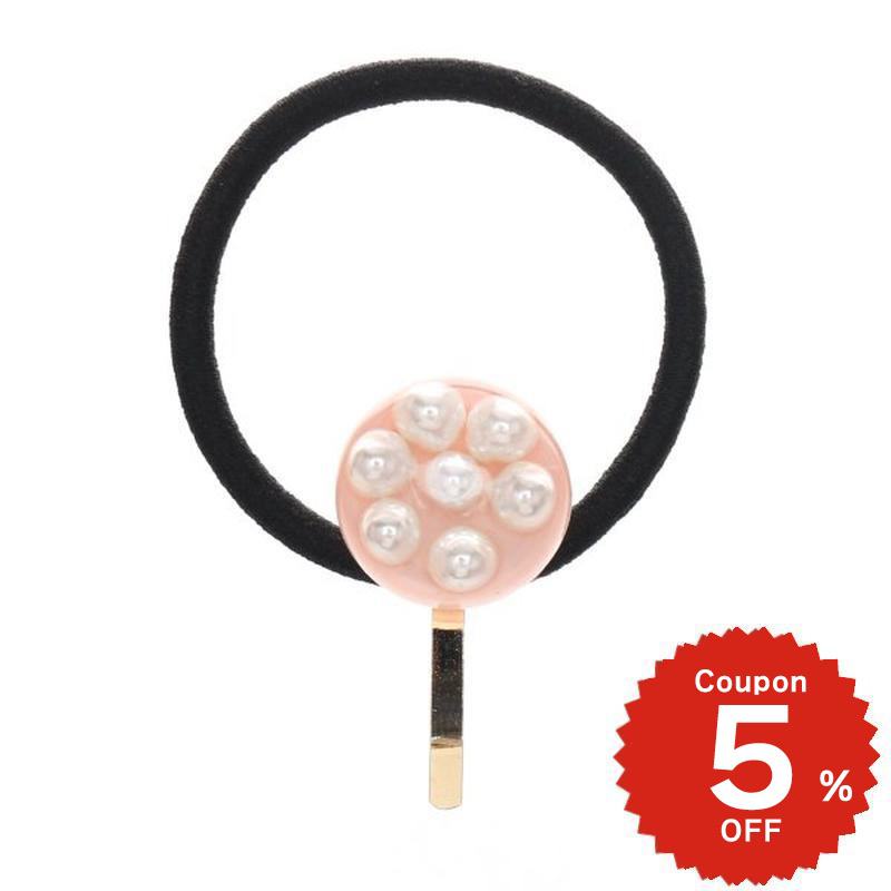 サークル ラウンド パール シンプル お洒落 ポニーフック ポニー ヘアアクセサリー おしゃれ onlyou オンリーユー