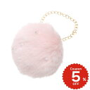 バッグチャーム ポンポン ファー ビジュー チャーム ピンク バッグチャーム charm アクセサリー onlyou オンリーユー