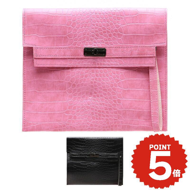 ハンドバッグ レディース オシャレ ブランド クラッチバッグ ポーチ バッグ クロコ柄シンプル iPad 収納 韓国 学生 かわいい かっこいい メンズ お揃い