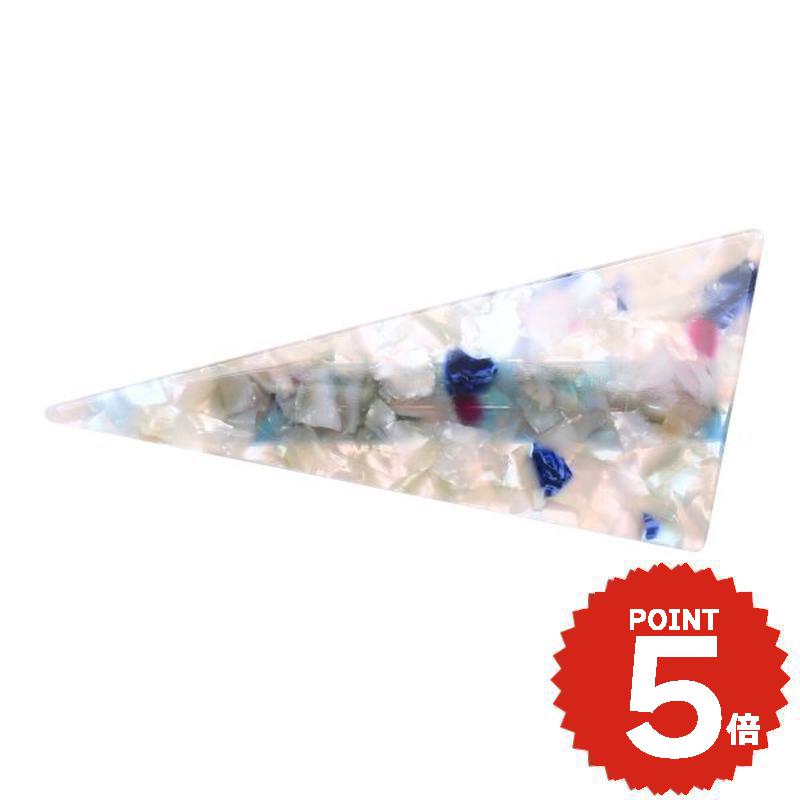 サンカククリップピン マルチライトブルーレディース 髪留め ヘアアクセサリー ヘアクリップ ヘアピン ..