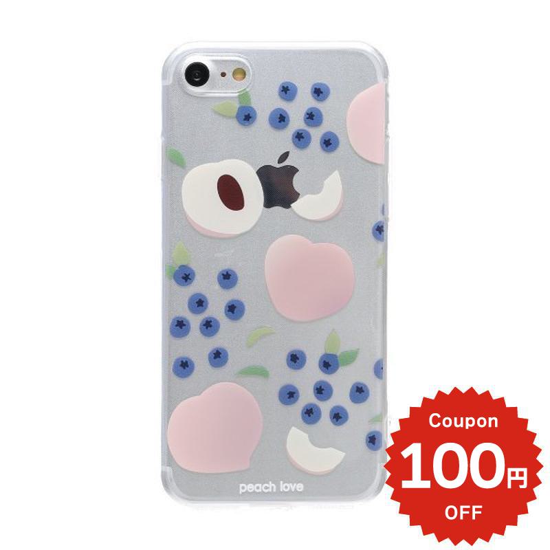 乐天商城 - iphonese ケース かわいい 韓国 第2世代 第3世代 iPhonexrケース iphoneXs ケース iphonexsmax かわいい 大人かわいい おしゃれ モモ&ブルーベリークリア