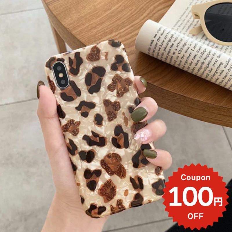 Rakuten - iphone12 ケース 大人かわいい mini pro max iphone11 アイフォン iPhone ケース iphonexrケース iphone se 韓国 大人 女子 シンプル レオパードシェル風 個性的