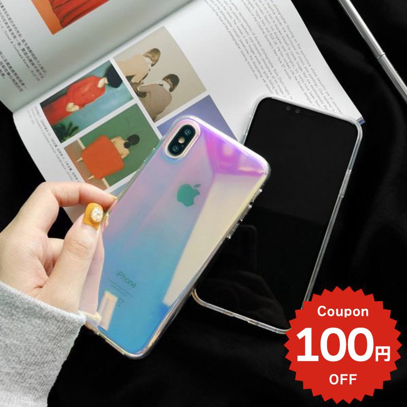 Rakuten - iphone13 ケース 韓国 かわいい iphone12 mini ケース iphone12 pro ケース iphone11 アイフォン iPhone ケース iphonese ケース オーロラシンプル tpu クリア オーロラ かわいい