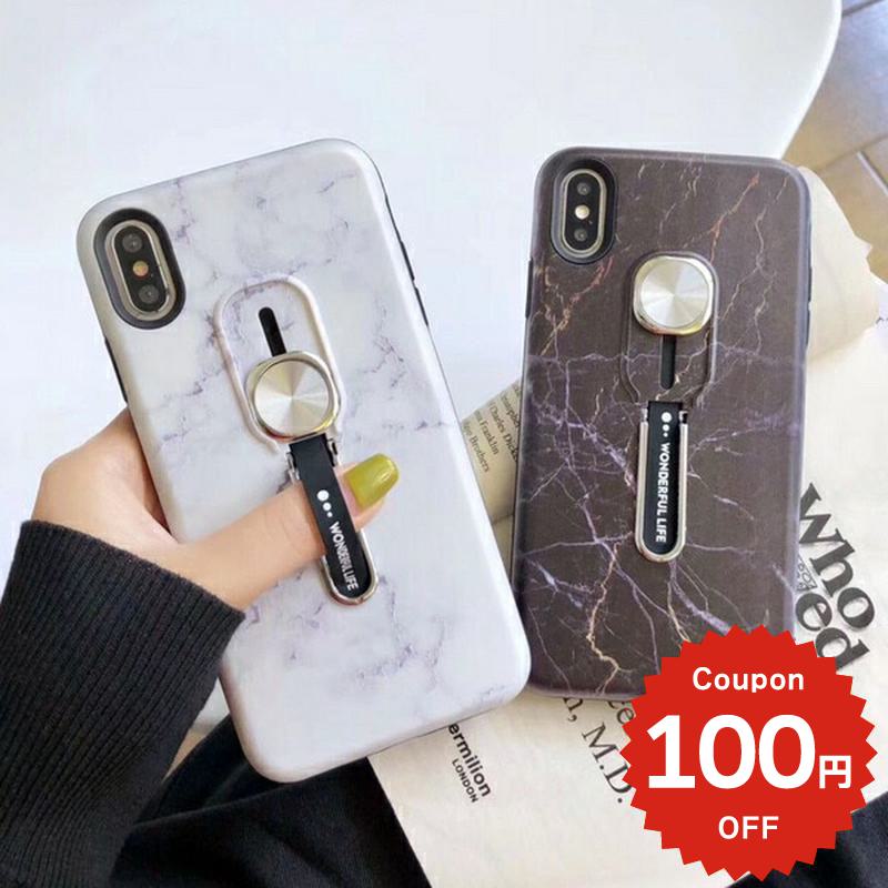 樂天商城 - iphone12 ケース 大人かわいい mini pro max iphone11 アイフォン iPhone ケース iphonexrケース iphone se 韓国 大人 女子 大理石柄バンド付き シンプル カップル ペア