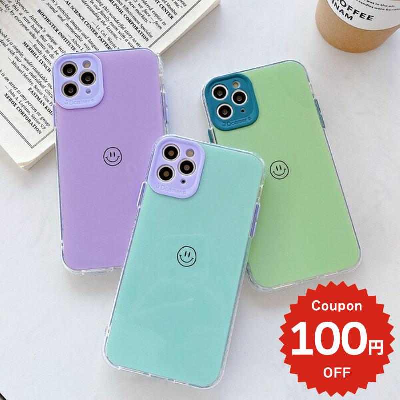 乐天商城 - iphone12 ケース 大人かわいい mini pro max iphone11 アイフォン iPhone ケース iphonexrケース iphone se 韓国 大人 女子 シンプル センター スマイル ニコちゃん