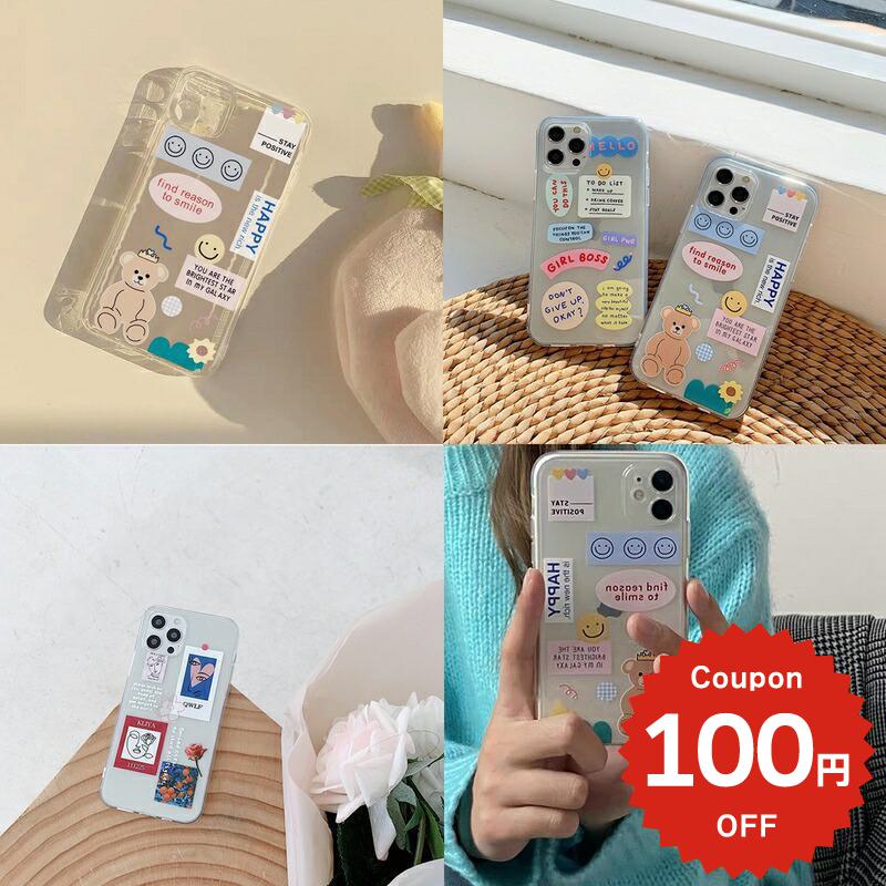 iphone12 ケース mini pro max iphone11 アイフォン iPhone ケース iphonexrケース iphone se 韓国 tpu クリア 透明 ロゴ 女性